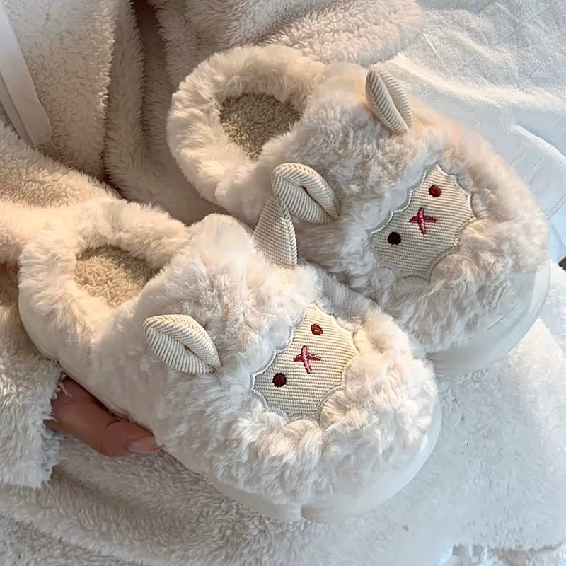 Plushy Sheep Slippers