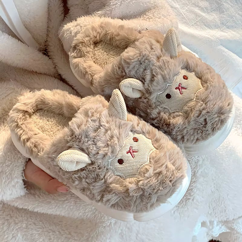 Plushy Sheep Slippers