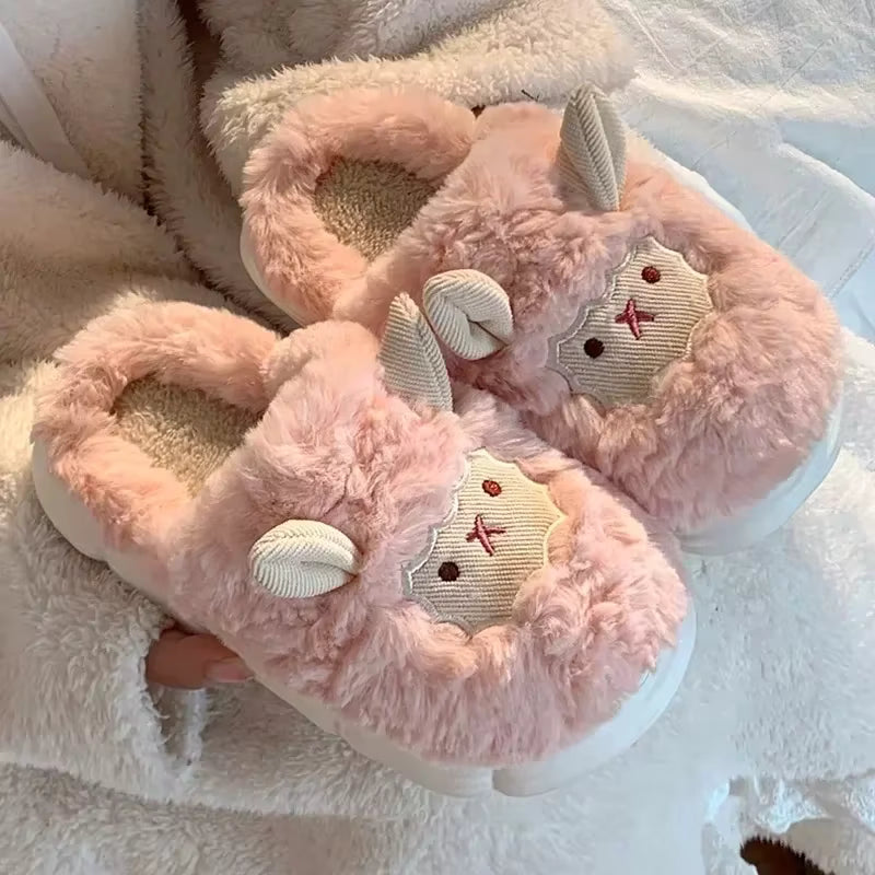 Plushy Sheep Slippers
